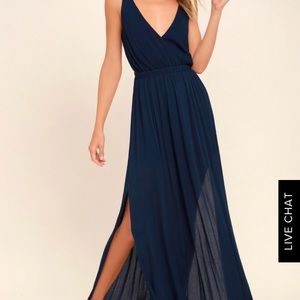 Backless maxi dress